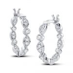 14K 0.50CT Diamond Earring - Image 2