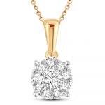 14k 0.25ct Diamond Pendant