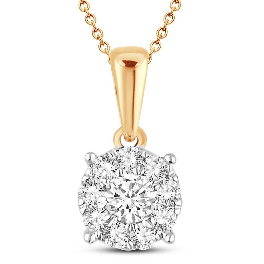 45505_1.jpg 14k 0.25ct Diamond Pendant - Image 1