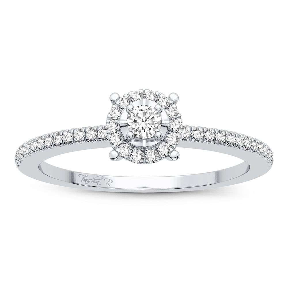 46486_1.jpg 14K 0.16CT Diamond Ring - Image 1