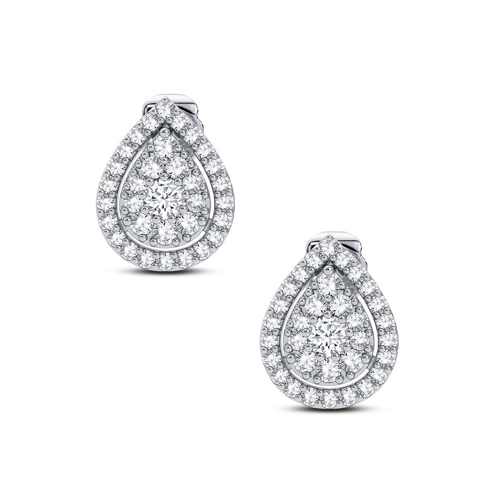 47340_1.jpg 14K 0.31CT DIAMOND EARRING - Image 1