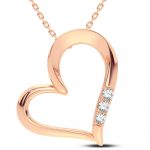 14K 0.06CT Diamond Pendant