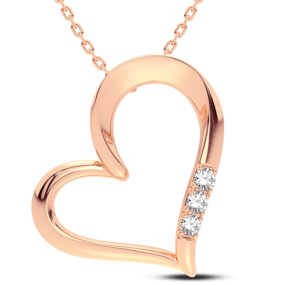 47885_1.jpg 14K 0.06CT Diamond Pendant - Image 1