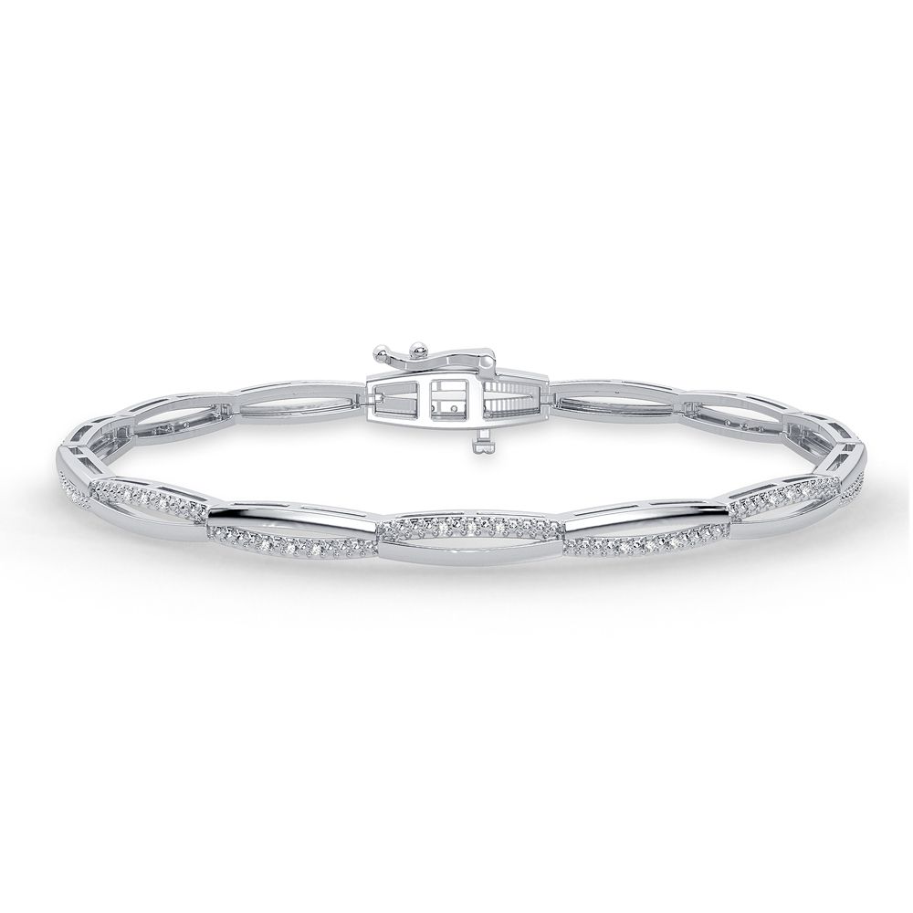 49852_1.jpg 10K 0.11CT Diamond Bracelet - Image 1
