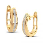 10K 0.13CT Diamond Earring - Image 2