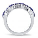 14K 0.50CT Diamond Ring Sapphire - Image 3