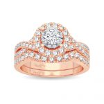 14K 0.75CT Diamond Bridal Ring