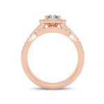 14K 0.75CT Diamond Bridal Ring - Image 3