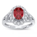14K 0.10CT Diamond Ring