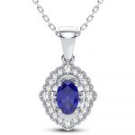 14K 0.12CT Diamond Pendant