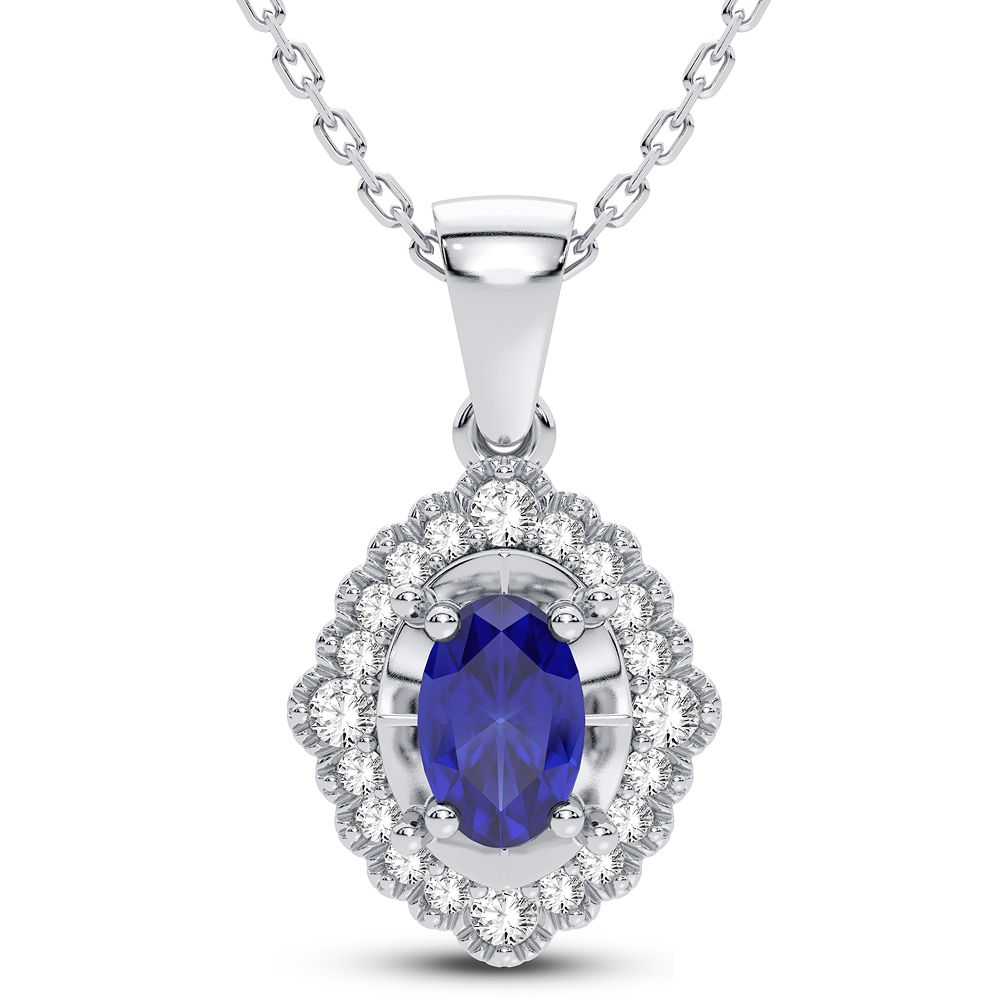 53617_1.jpg 14K 0.12CT Diamond Pendant - Image 1