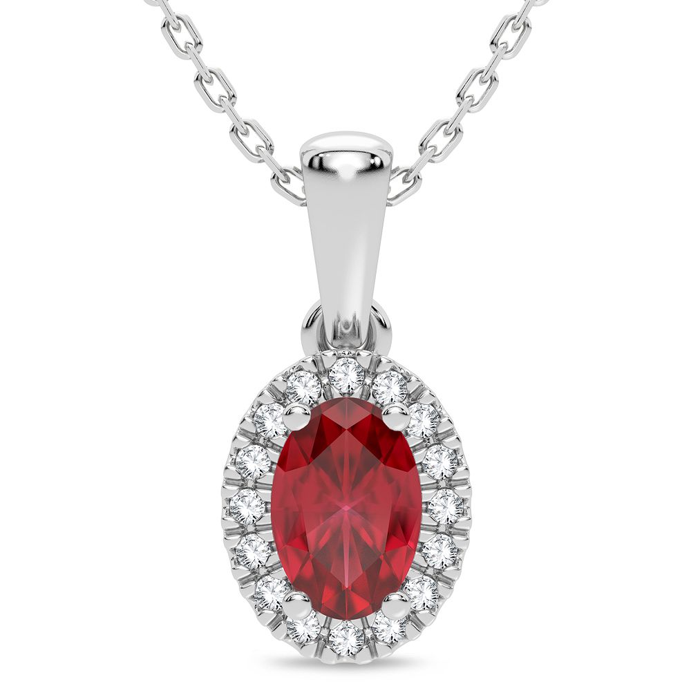 53624_1.jpg 14K 0.05CT Diamond Pendant - Image 1