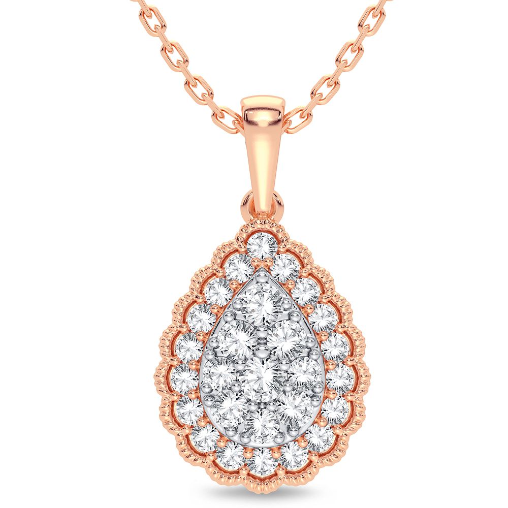 54009_1.jpg 14K 0.33CT Diamond Pendant - Image 1