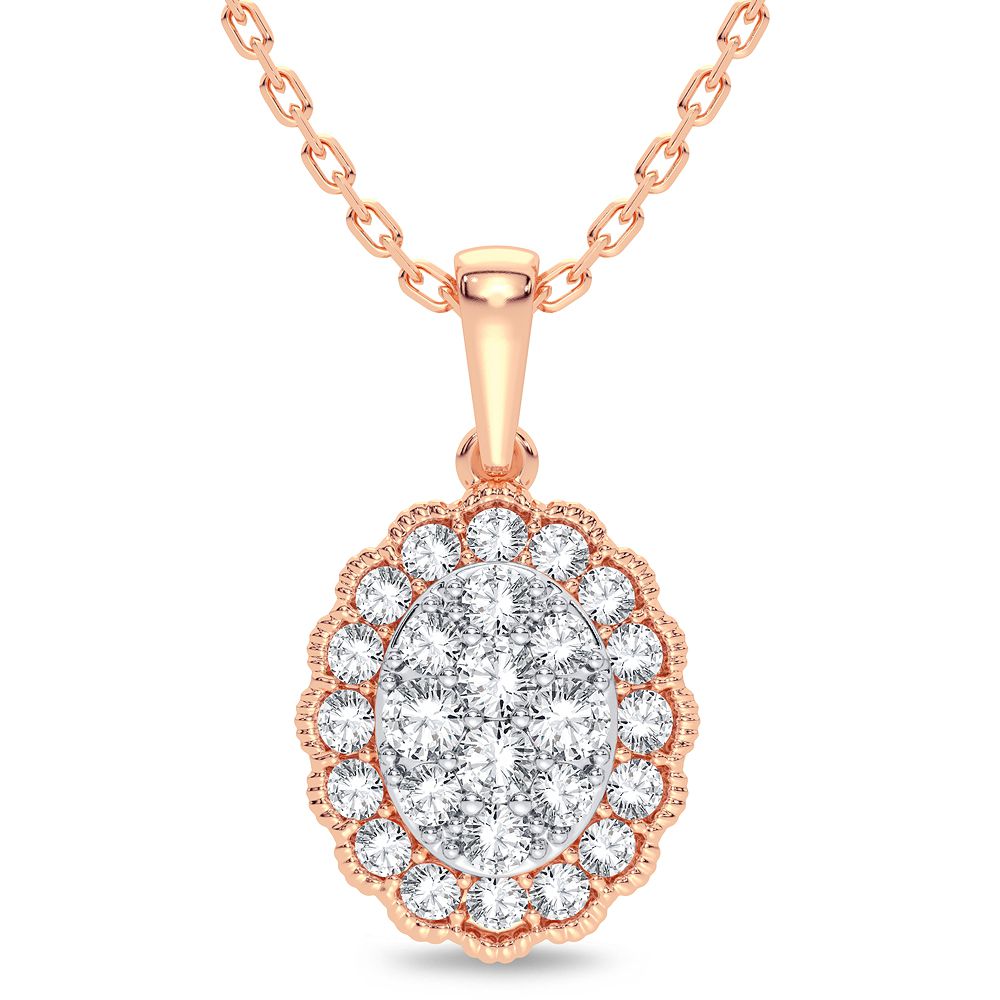 54121_1.jpg 14K 0.33CT Diamond Pendant - Image 1