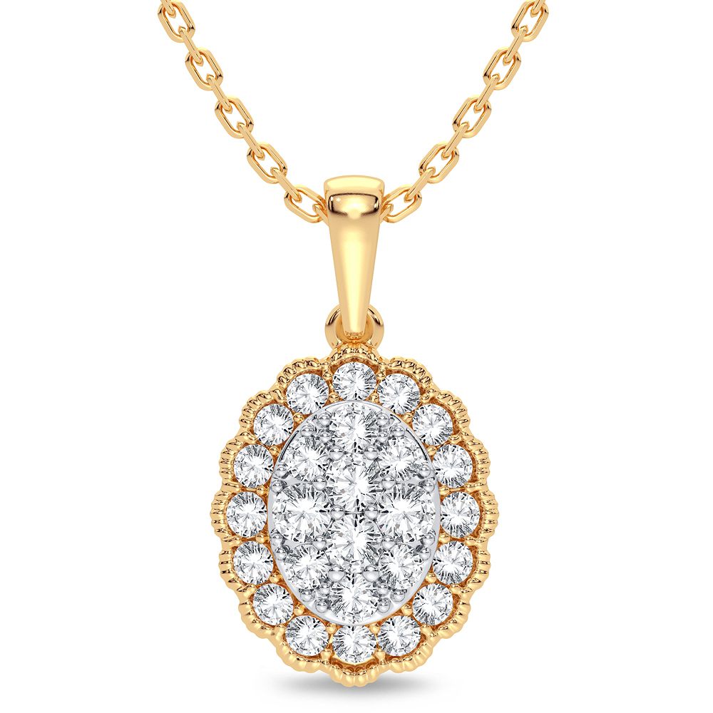 54177_1.jpg 14K 0.33CT Diamond Pendant - Image 1