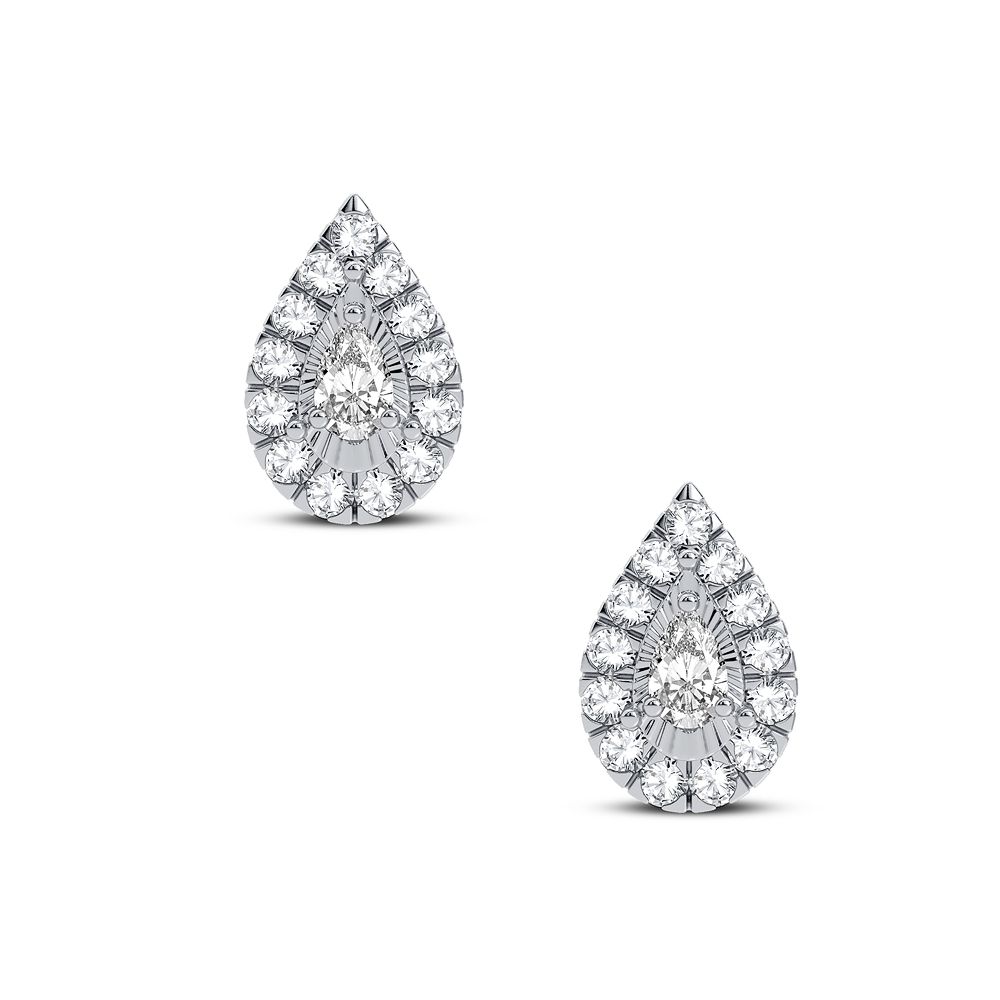 54284_1.jpg 14K 0.40CT DIAMOND EARRING - Image 1