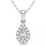 14K 0.25CT Diamond Pendant