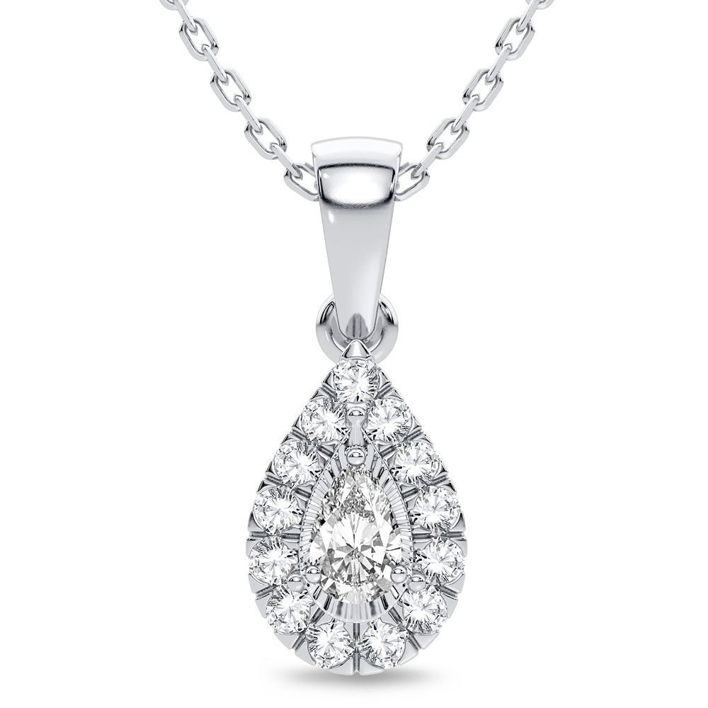 54543_1.jpg 14K 0.25CT Diamond Pendant - Image 1