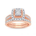 14K 0.75CT Diamond Bridal Ring