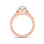 14K 0.75CT Diamond Bridal Ring - Image 3