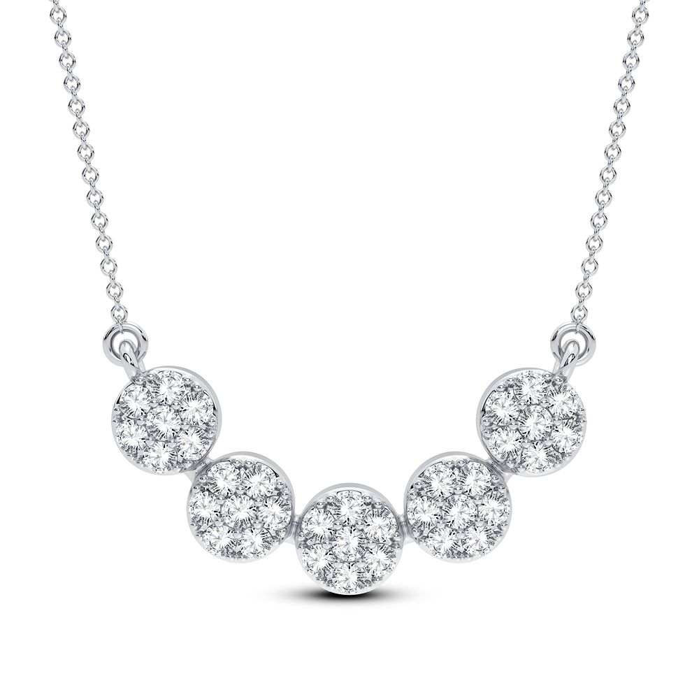 54887_1.jpg 14K 0.75CT Diamond Necklace - Image 1