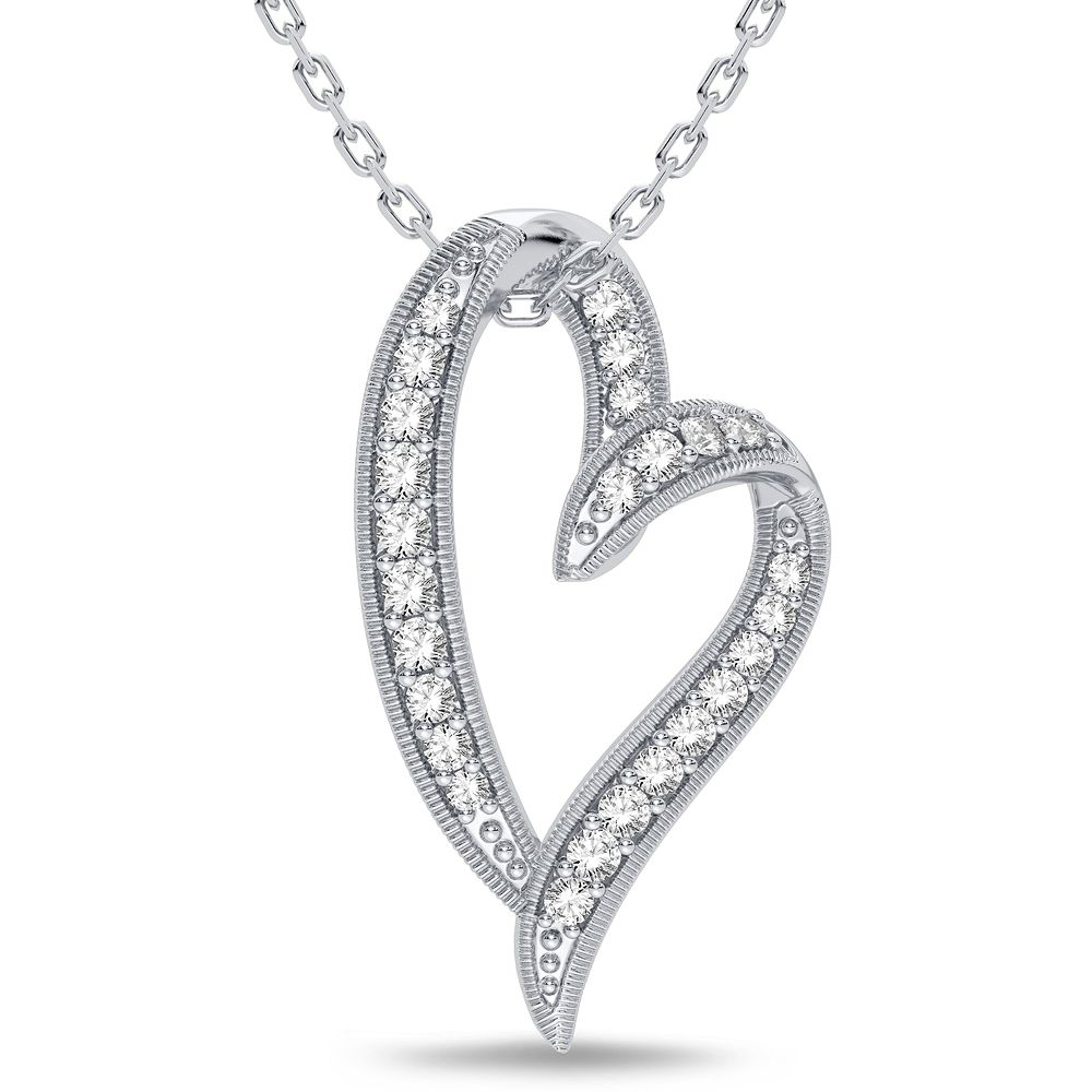 54938_1.jpg 14K 0.15CT Diamond Pendant - Image 1