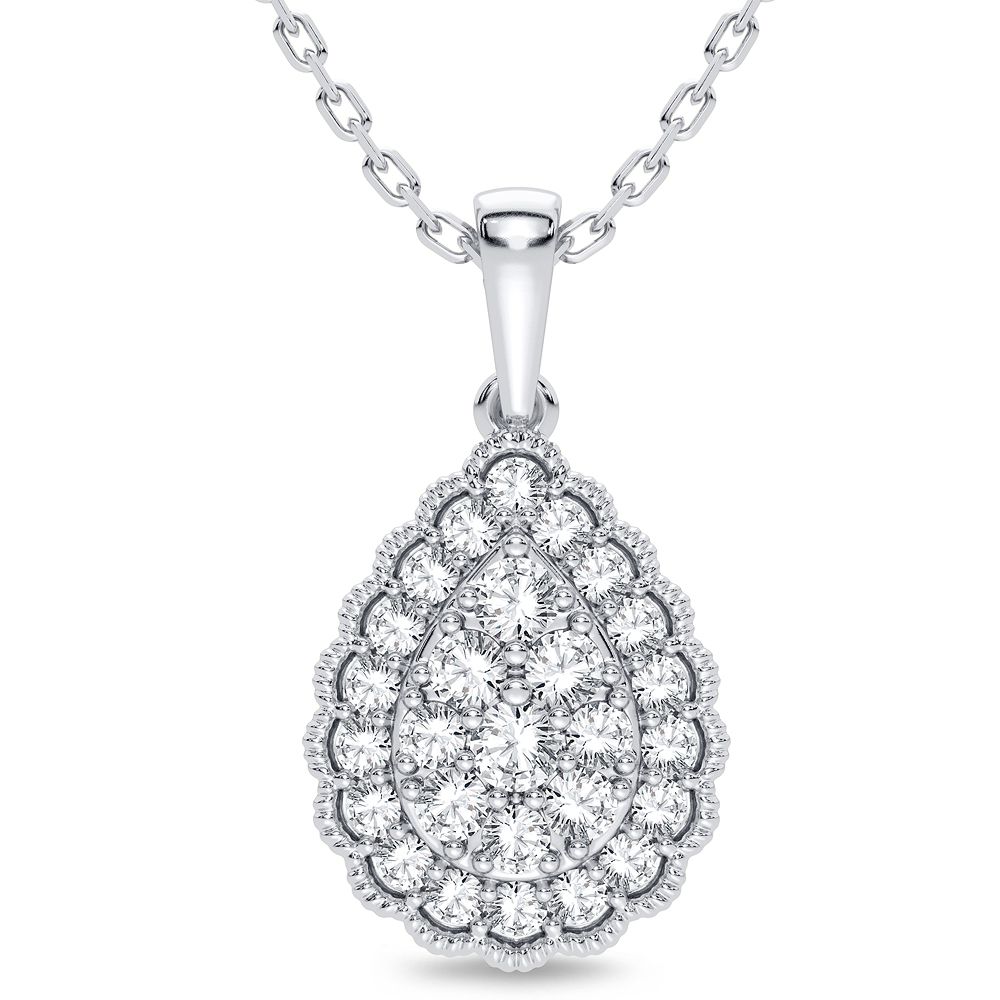 55374_1.jpg 14K 0.33CT Diamond Pendant - Image 1