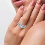 14K 0.20CT Diamond Ring - Image 4
