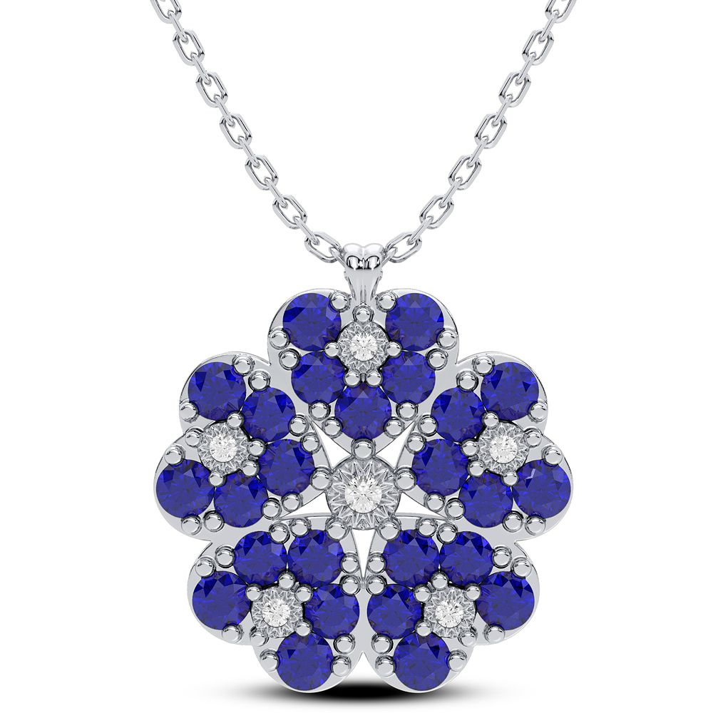 59002_1.jpg 14K 0.04CT Diamond Pendant - Image 1